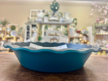 Blue Kitchen HQ NEW Cast Iron Pie Plate, 9"