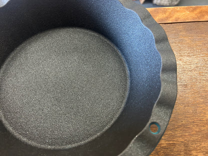 Blue Kitchen HQ NEW Cast Iron Pie Plate, 9"