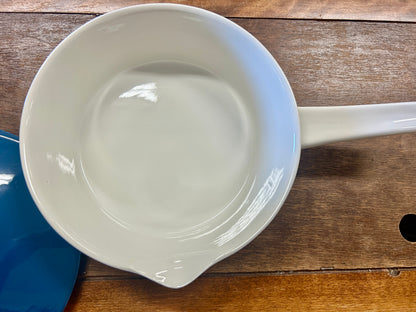Blue Villeroy & Boch Fish Pan & Lid Luxembourg, 9"