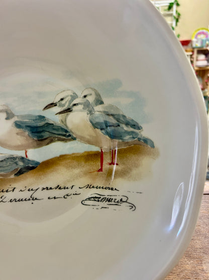 White Opificio Etico Sandpiper Bowl Italy, 13"