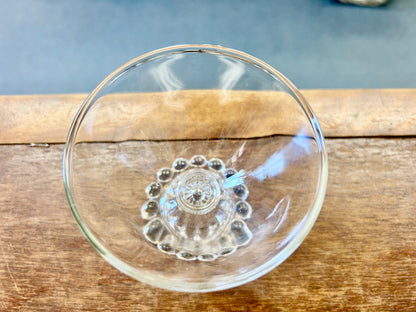 Clear Anchor Hocking Boopie Berwick Sherbet Glass, 3 1/2"