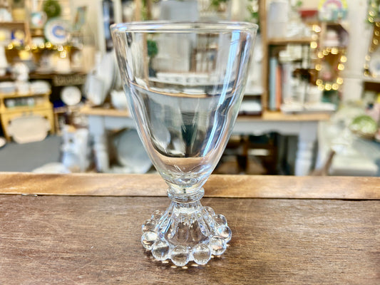 Clear Anchor Hocking Berwick Boopie Glass, 4 1/2"
