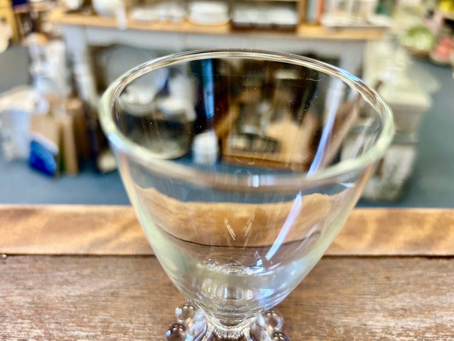 Clear Anchor Hocking Berwick Boopie Glass, 4 1/2"