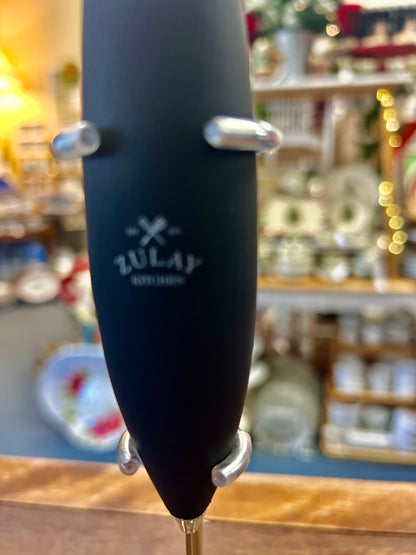 Black Zulay Kitchen NEW Milk Frother, 9 1/2"