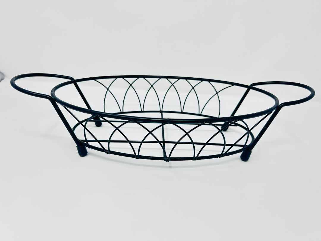 Cranberry Temptations Old World Oval Baker Rack w/ Lid, 13"